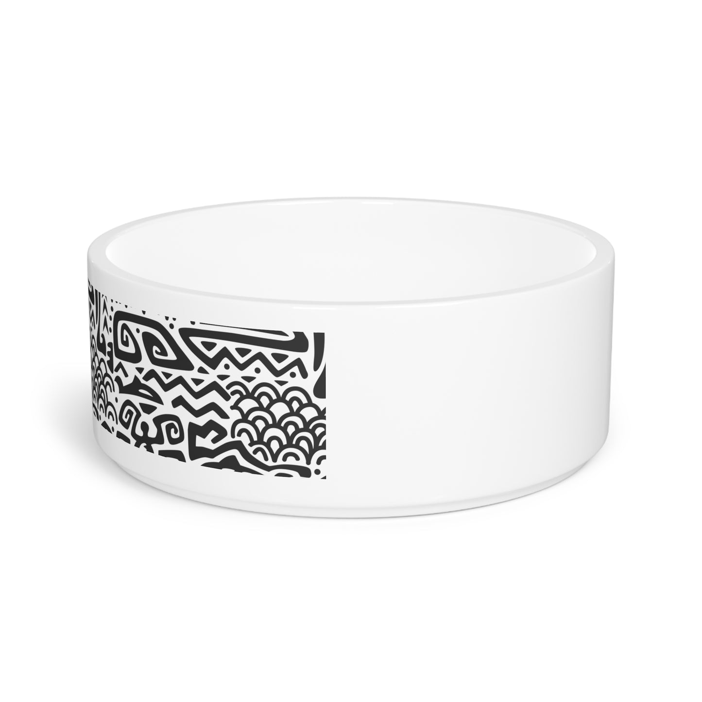 Pet Bowl, Tiki Aztec Black