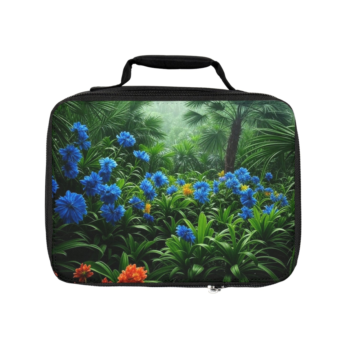 After a Rainforest Rain Lunch Bag - Eco-Friendly Insulated Tote, Adult and Child Lunchbox / Perfect for Picnics, Beach Outings