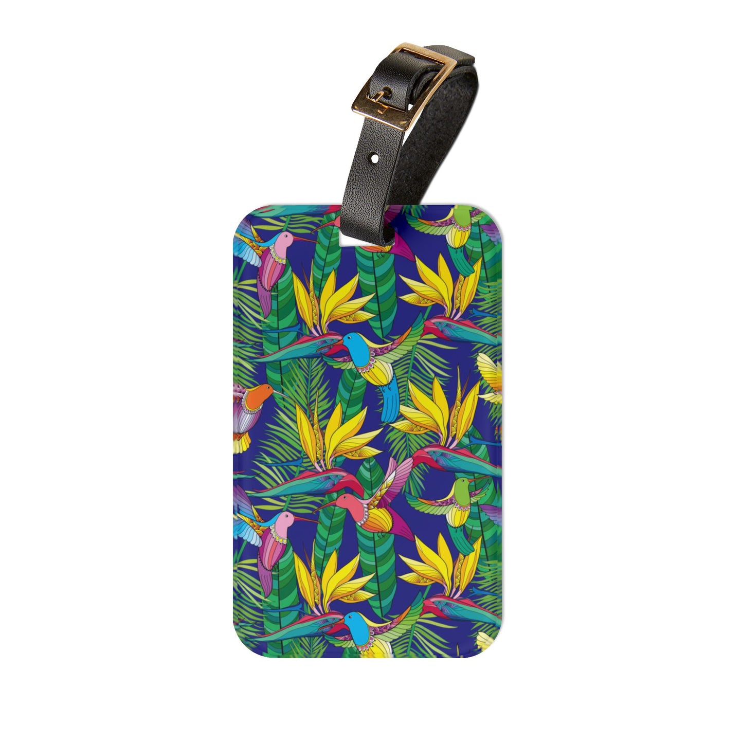 Luggage Tag - Bird of Paradise Toile