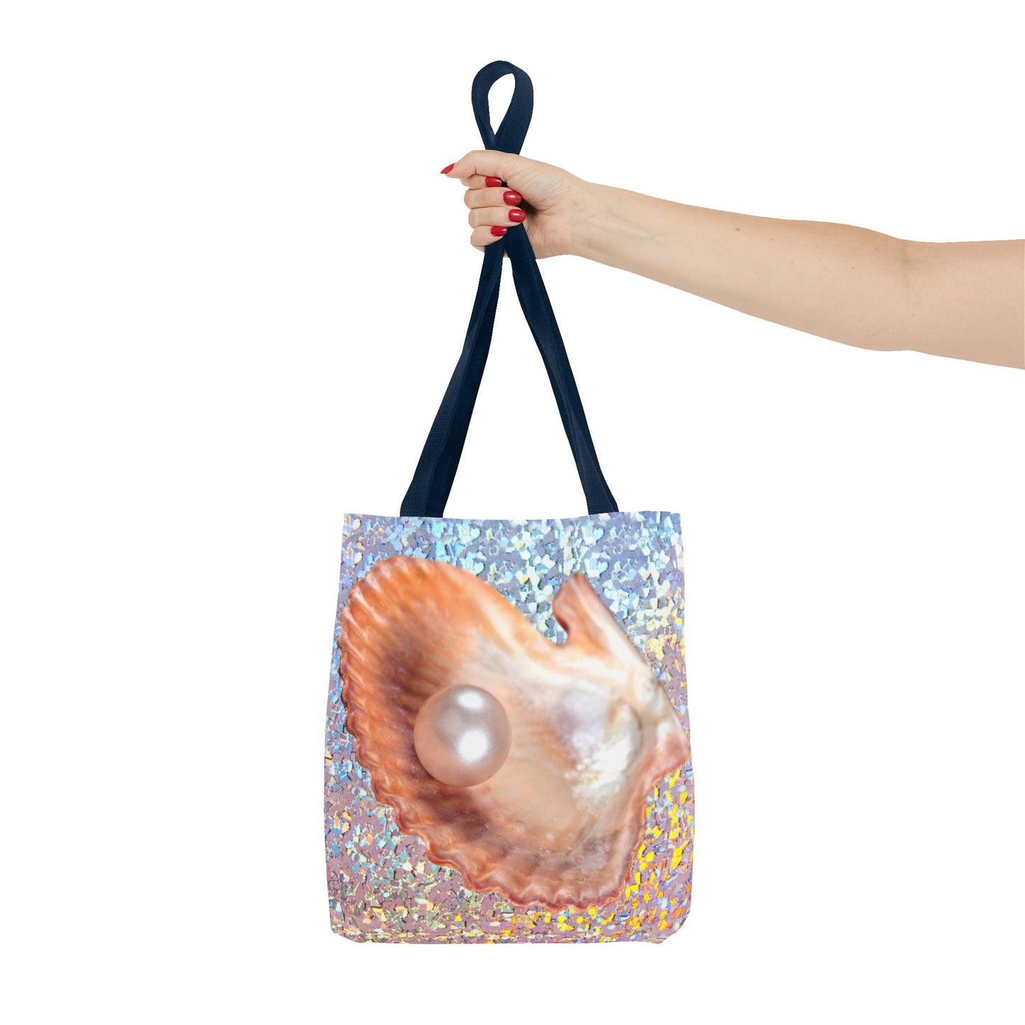 Disco Peach Pearl & Shell Tote Bag - 3 Sizes