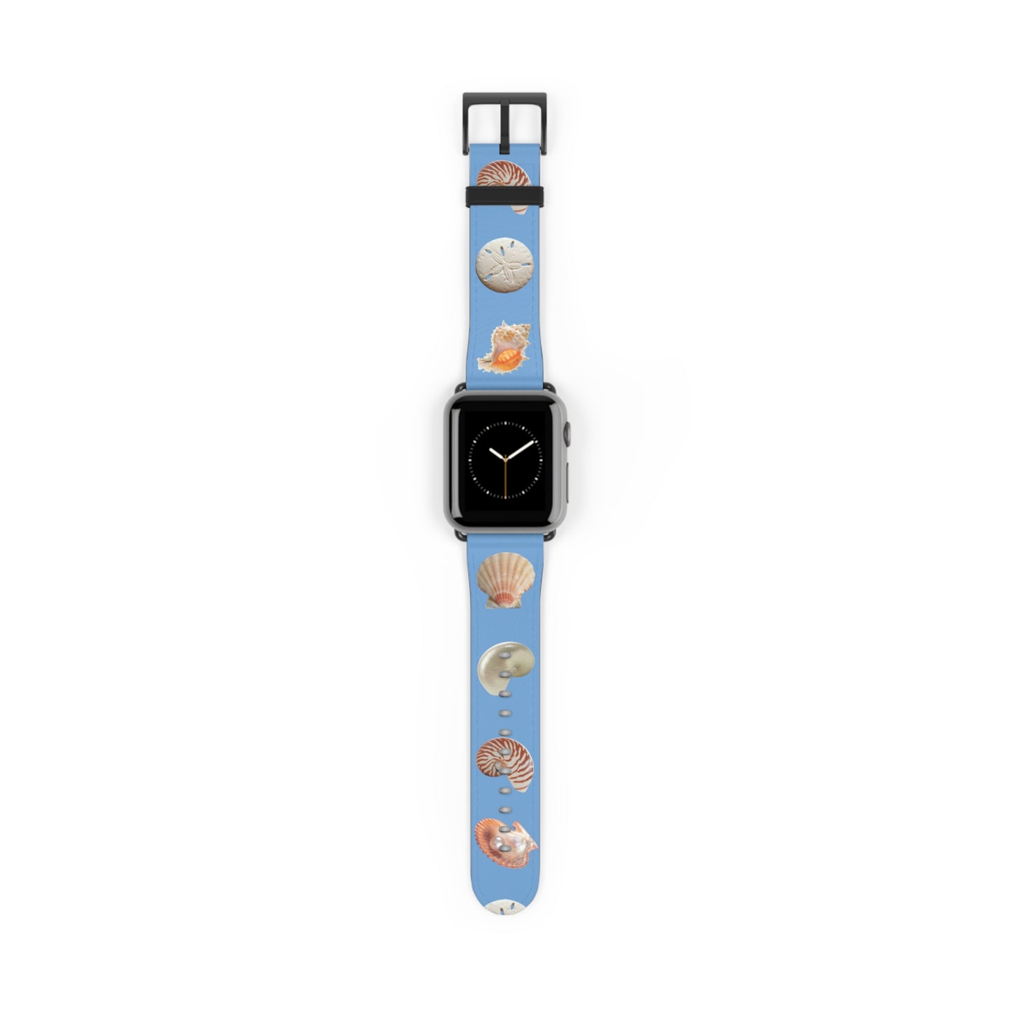 Apple Watch Band - Mixed REAL Seashells/Lt. Blue