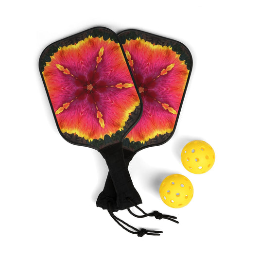 Pickleball Kit - Hibiscus Kaleidoscope #1