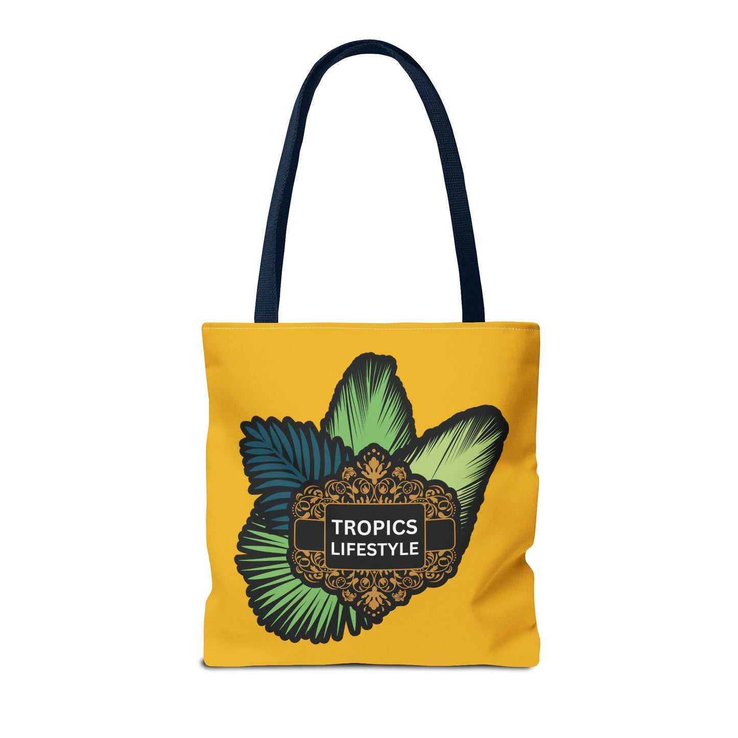 Elegant Tropics Lifestyle Logo Tote Bag - 3 Sizes, Yellow