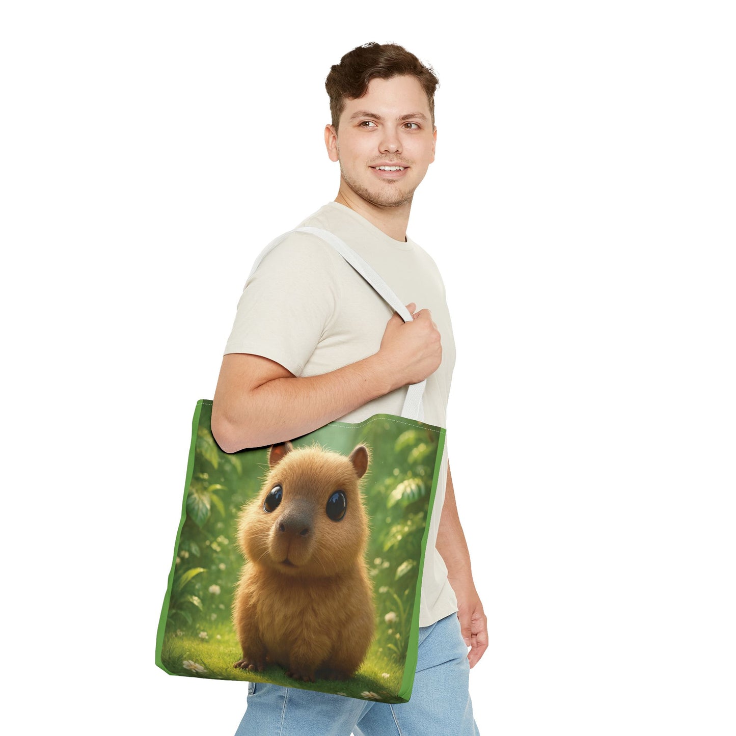 Baby Capybara Tote Bag - 3 Sizes