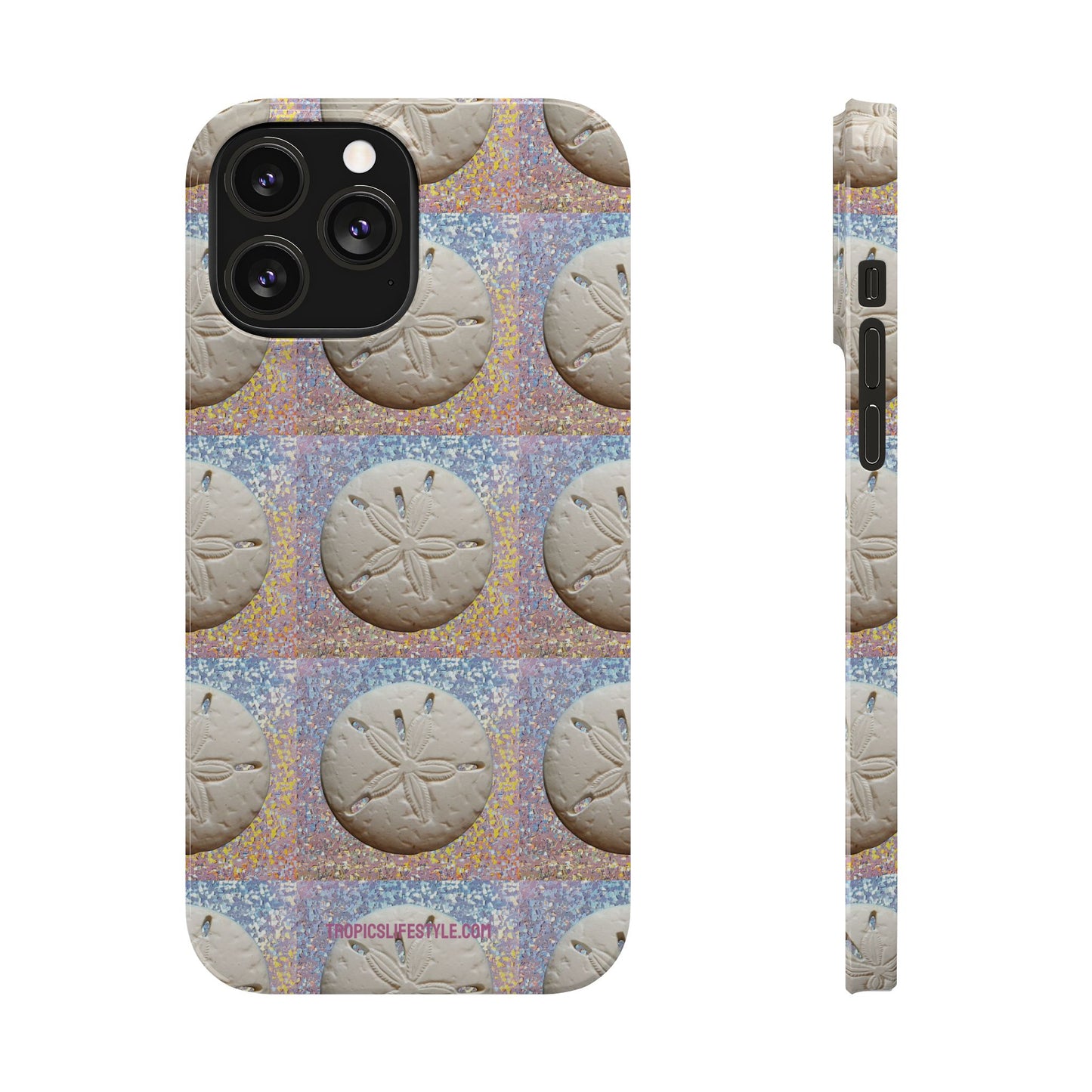 Slim Phone Cases - Disco Sand Dollar