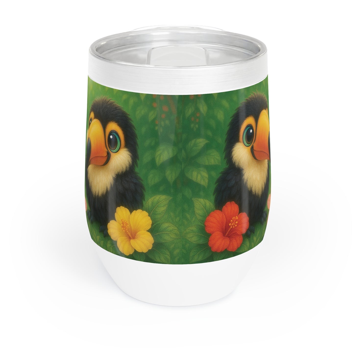 Chill Wine Tumbler with Baby Toucans