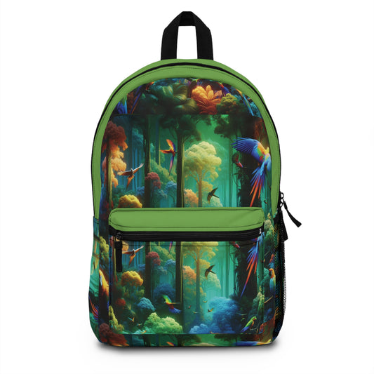 Tropical Backpack  / Rainforest Flight School, Green