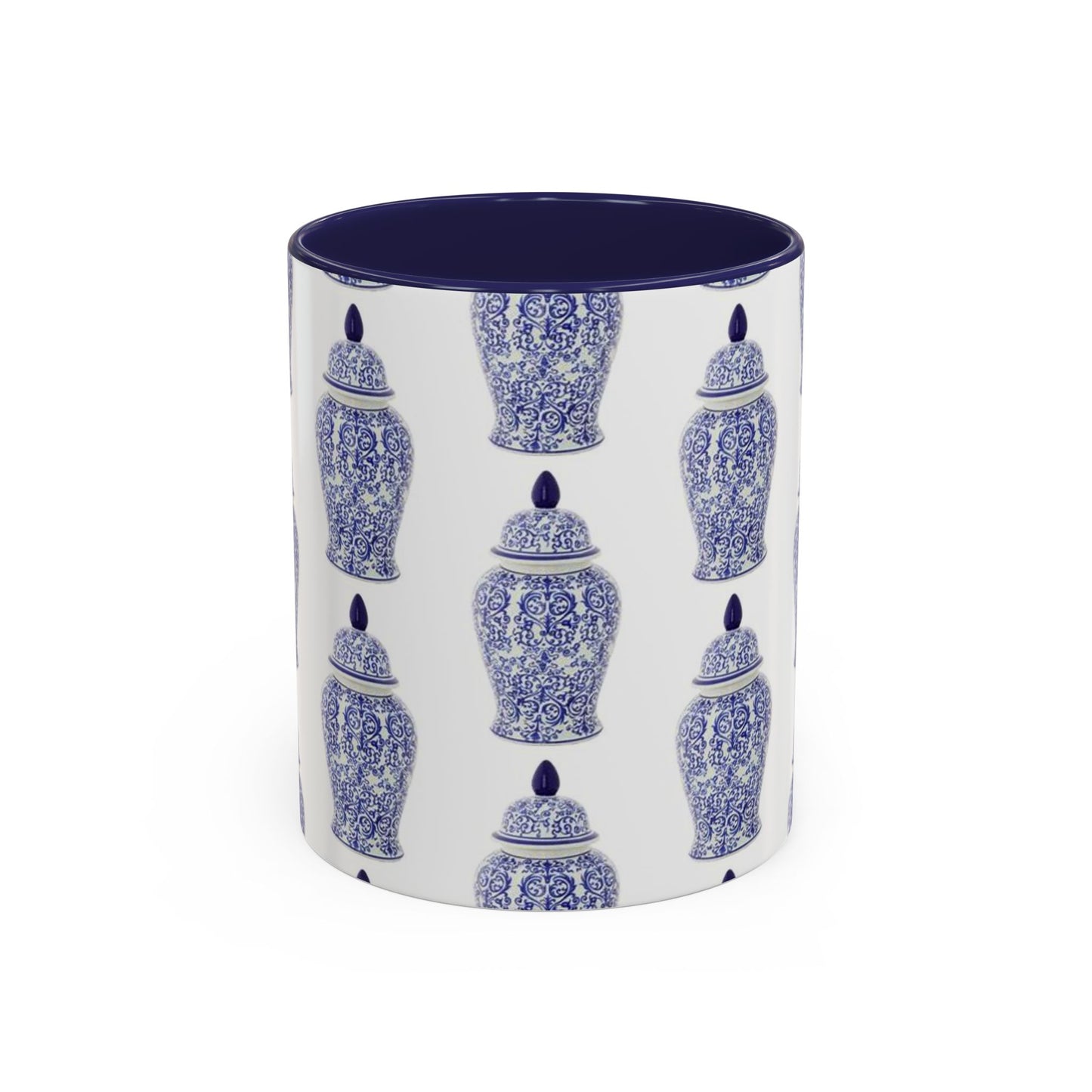 Accent Coffee Mug (11, 15oz), Blue Ginger Jar, Various Colors