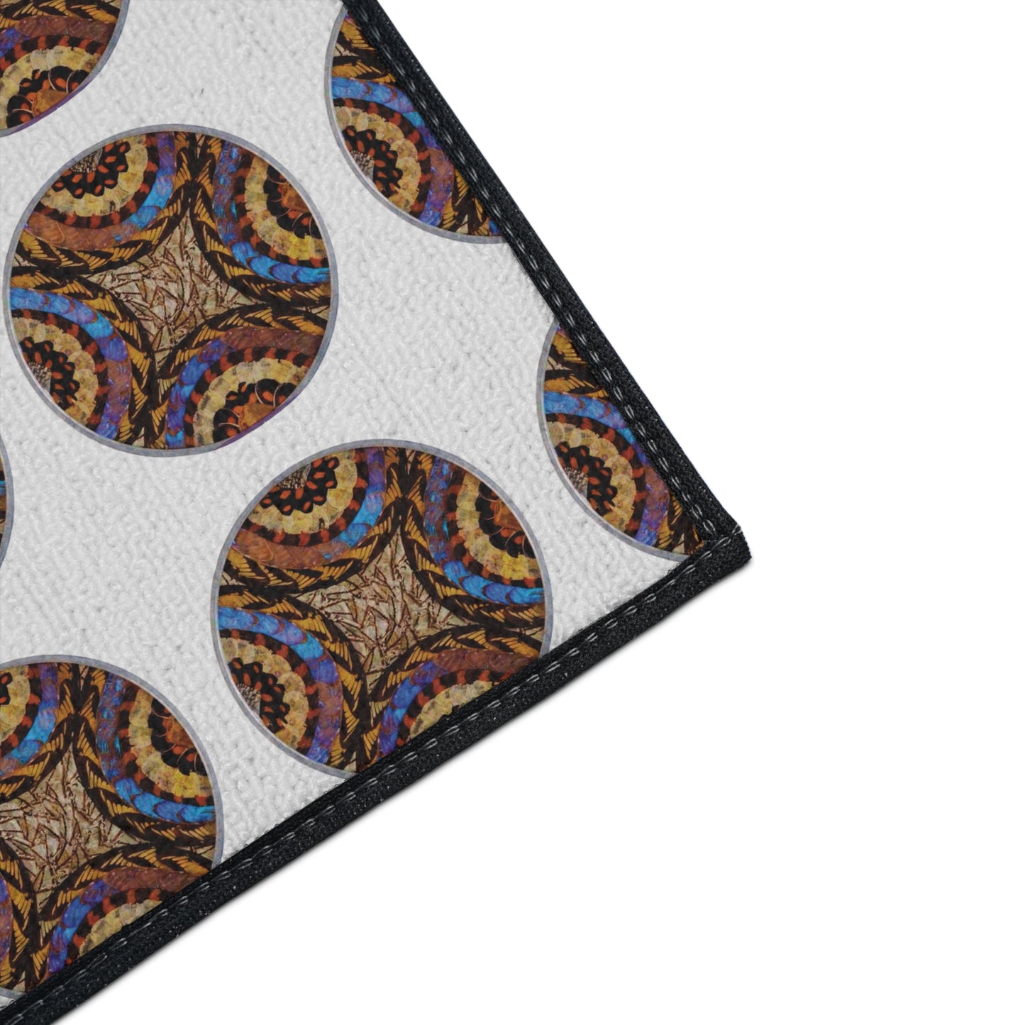 Heavy Duty Floor Mat, 5 Sizes – Tropical Area Rug for Home Décor / Real Butterfly Wing Plate #3