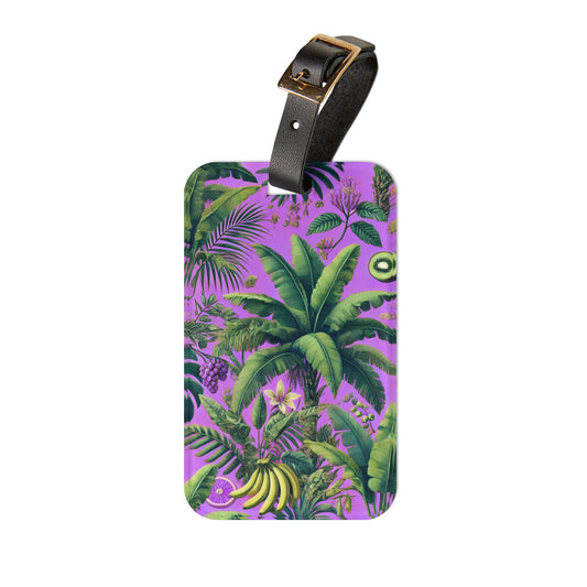 Luggage Tag - Tropical Fruit, Deep Lilac