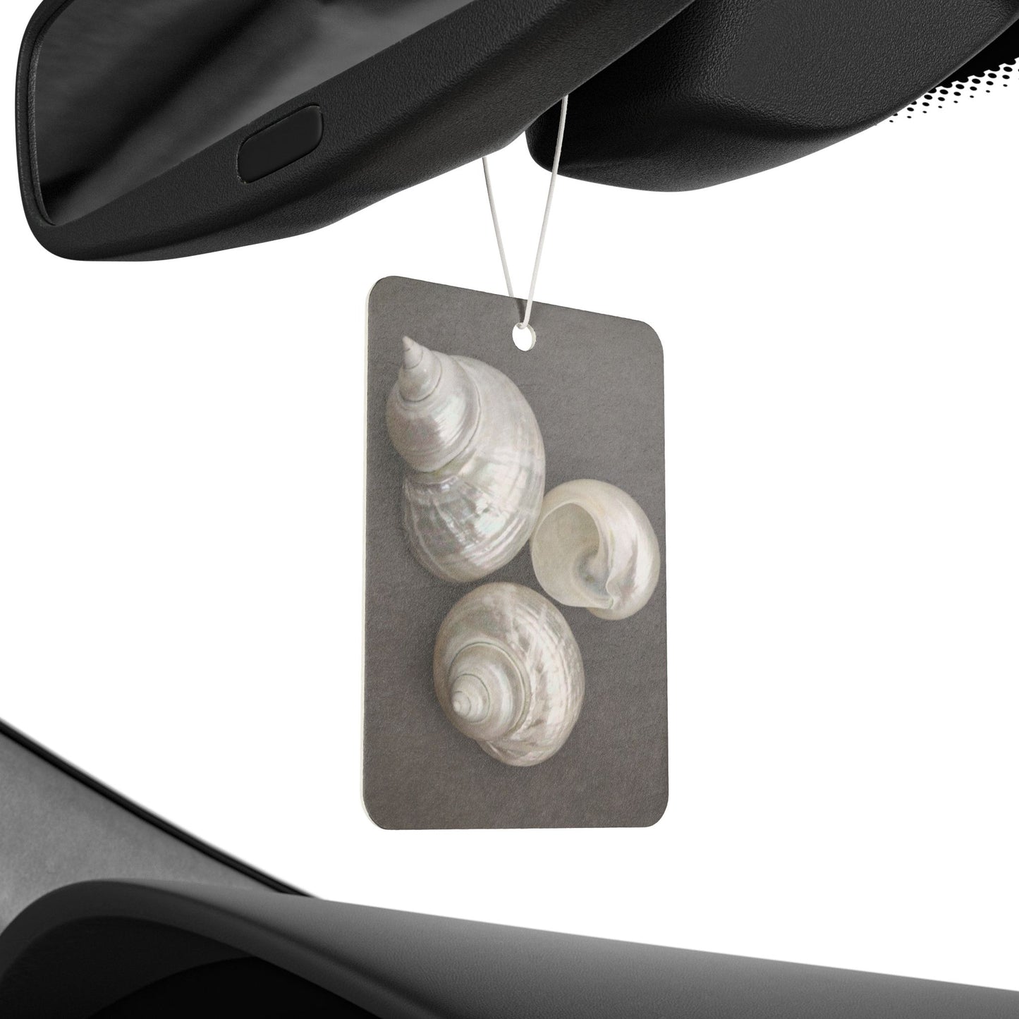 Car Air Freshener - White Nautilus Trio