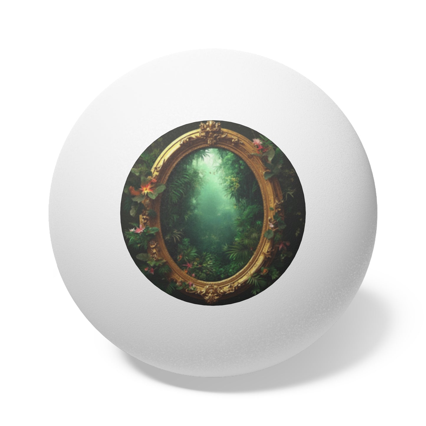 Tropical Paradise Ping Pong Balls - 6 Pack with Golden Portal to Paradise