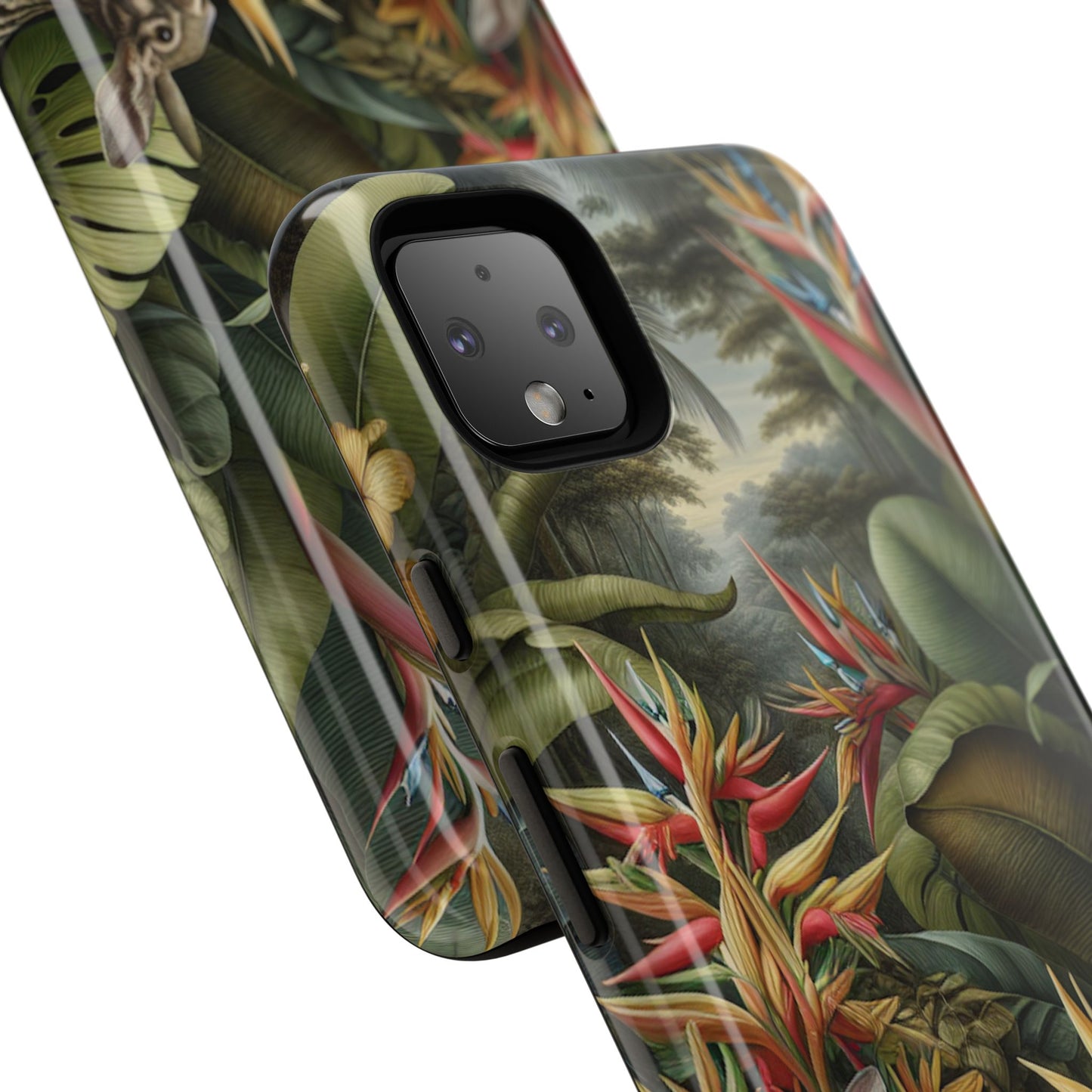 Rainforest Rabbit Outing Phone Case - Tough Cases with Summer Vibe