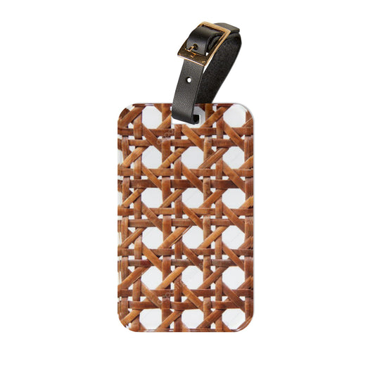 Luggage Tag - Tropical Fruit, Brown