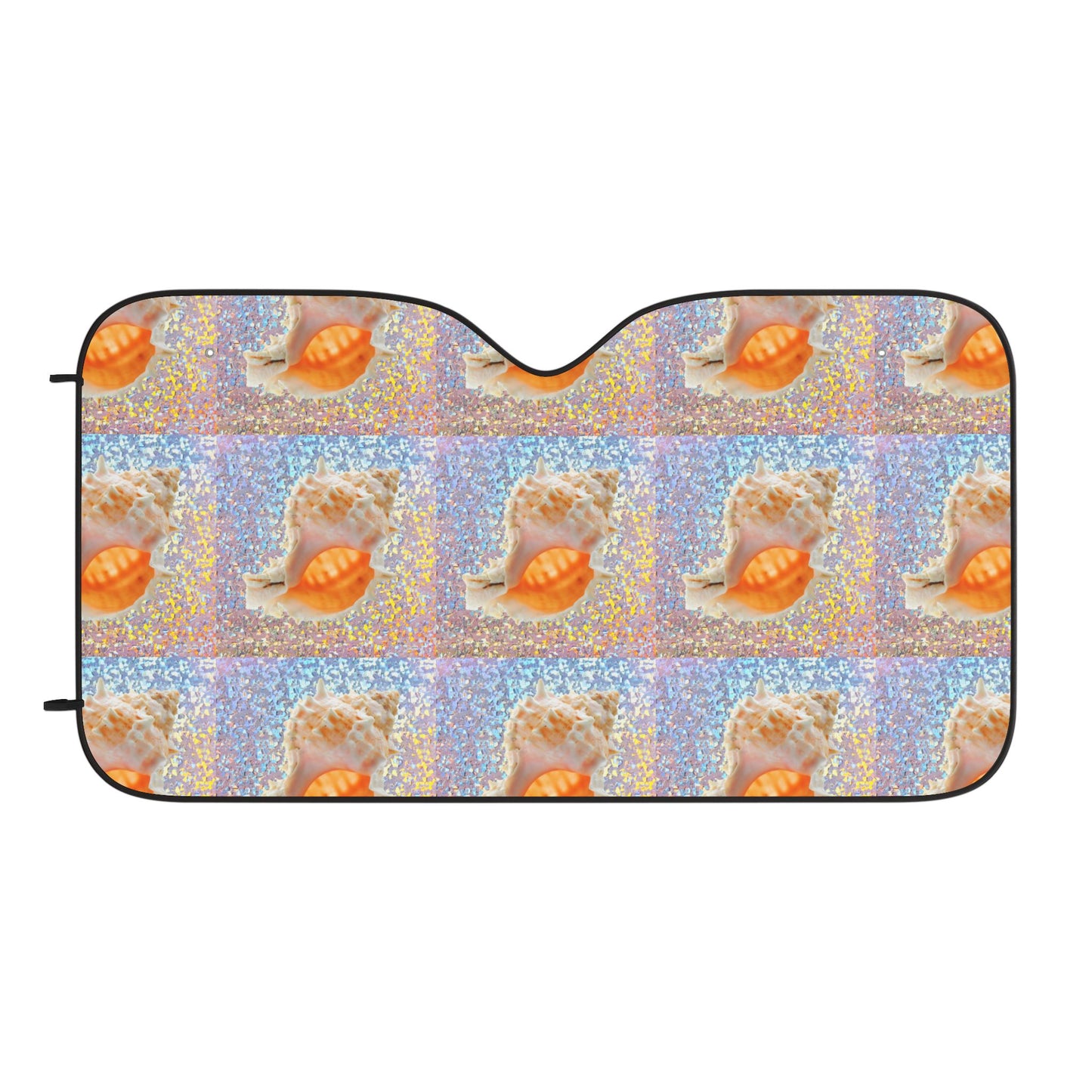 Tropical Car Sun Shades / Disco Conch Shell