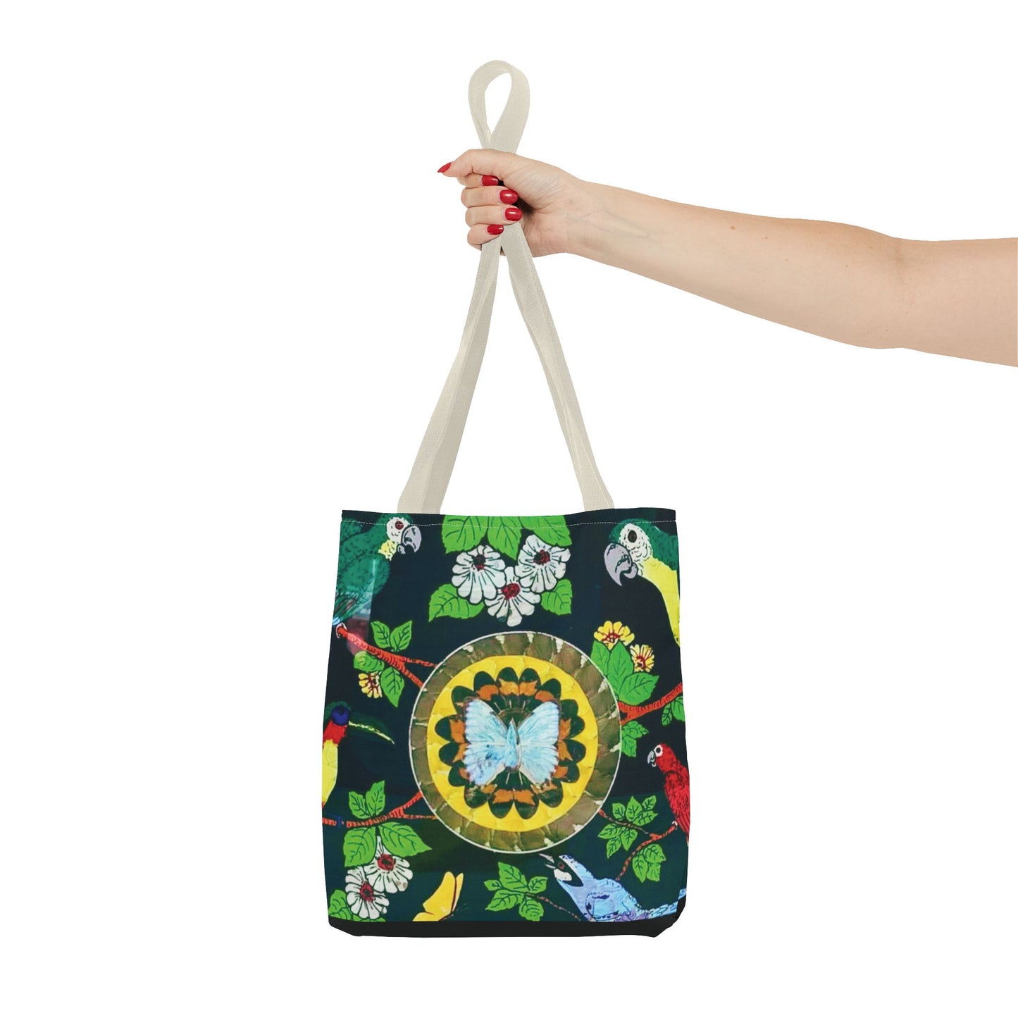 Parrots & Butterfly/Real Wings Tote Bag - 3 Sizes