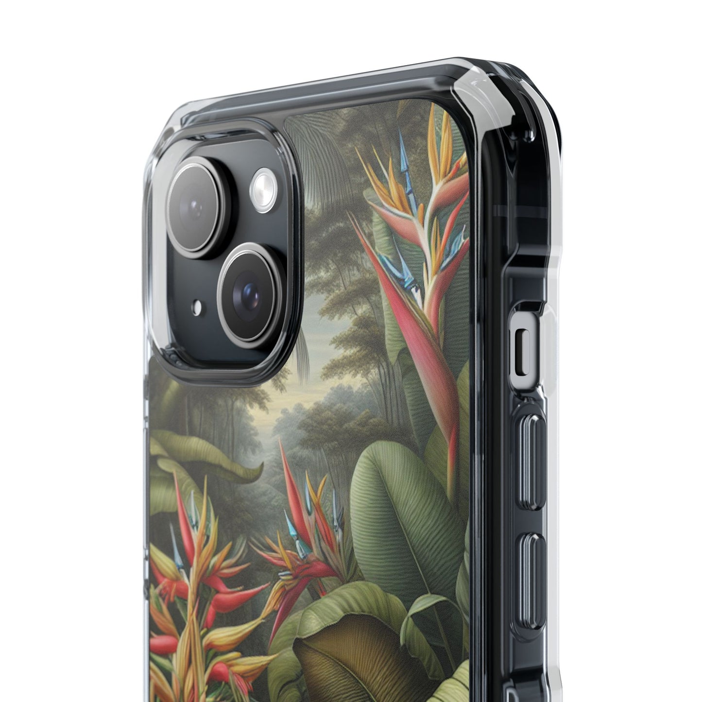 Rainforest Rabbit Outing Magnetic Clear Phone Case, Many Models