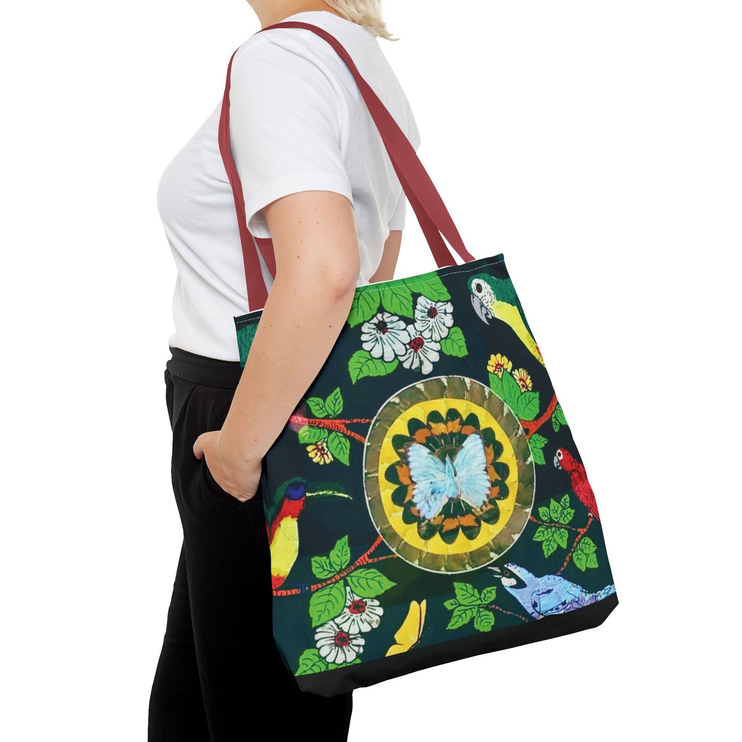 Parrots & Butterfly/Real Wings Tote Bag - 3 Sizes