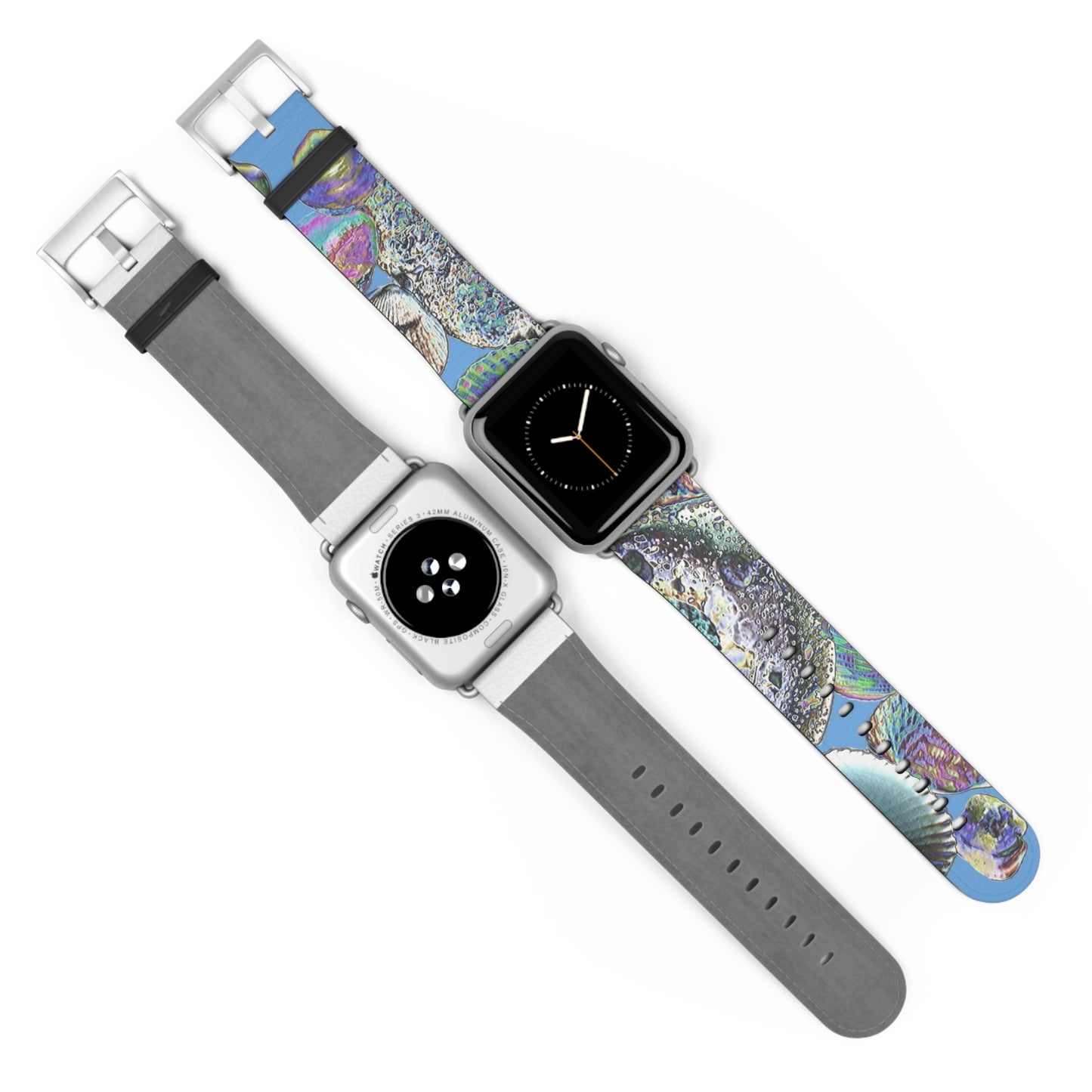 Apple Watch Band - Heatwave Seashell Collection, lt blue