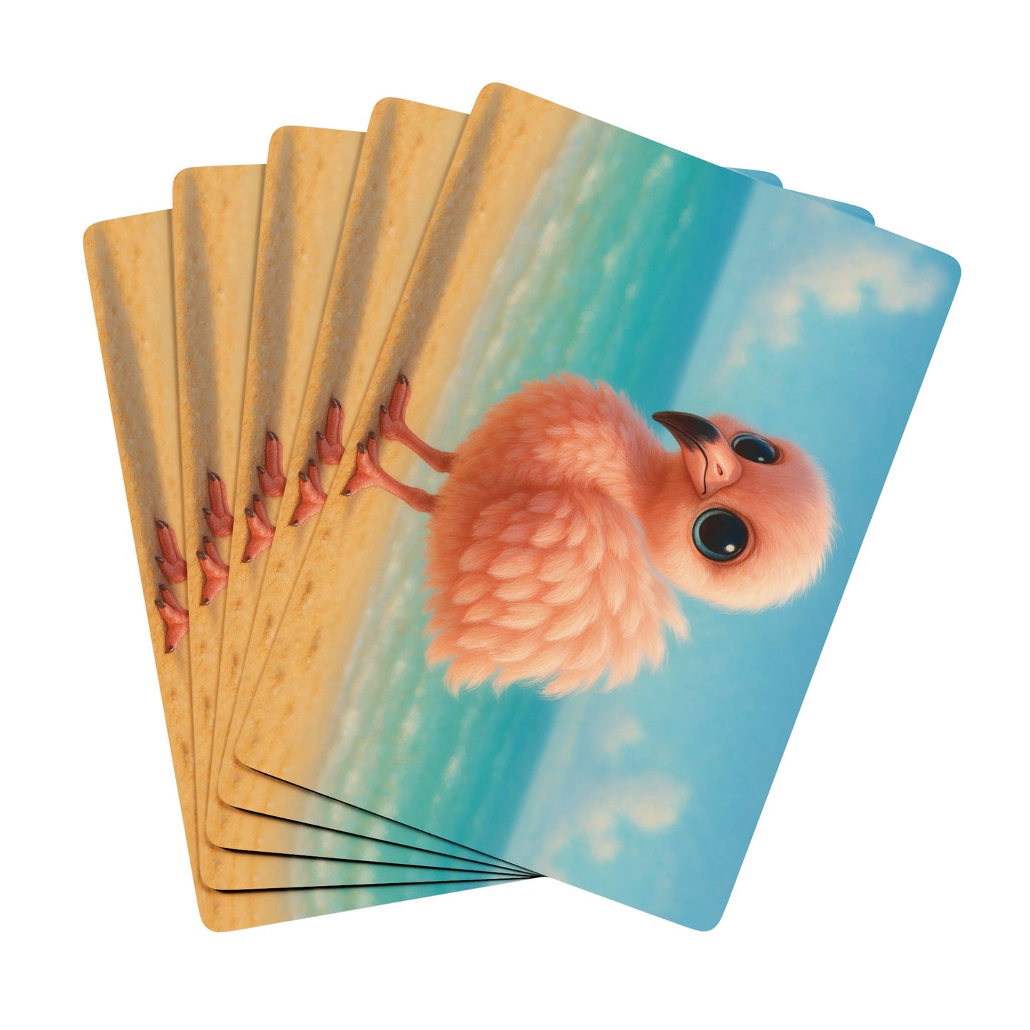 Poker Playing Cards - Baby Flamingo