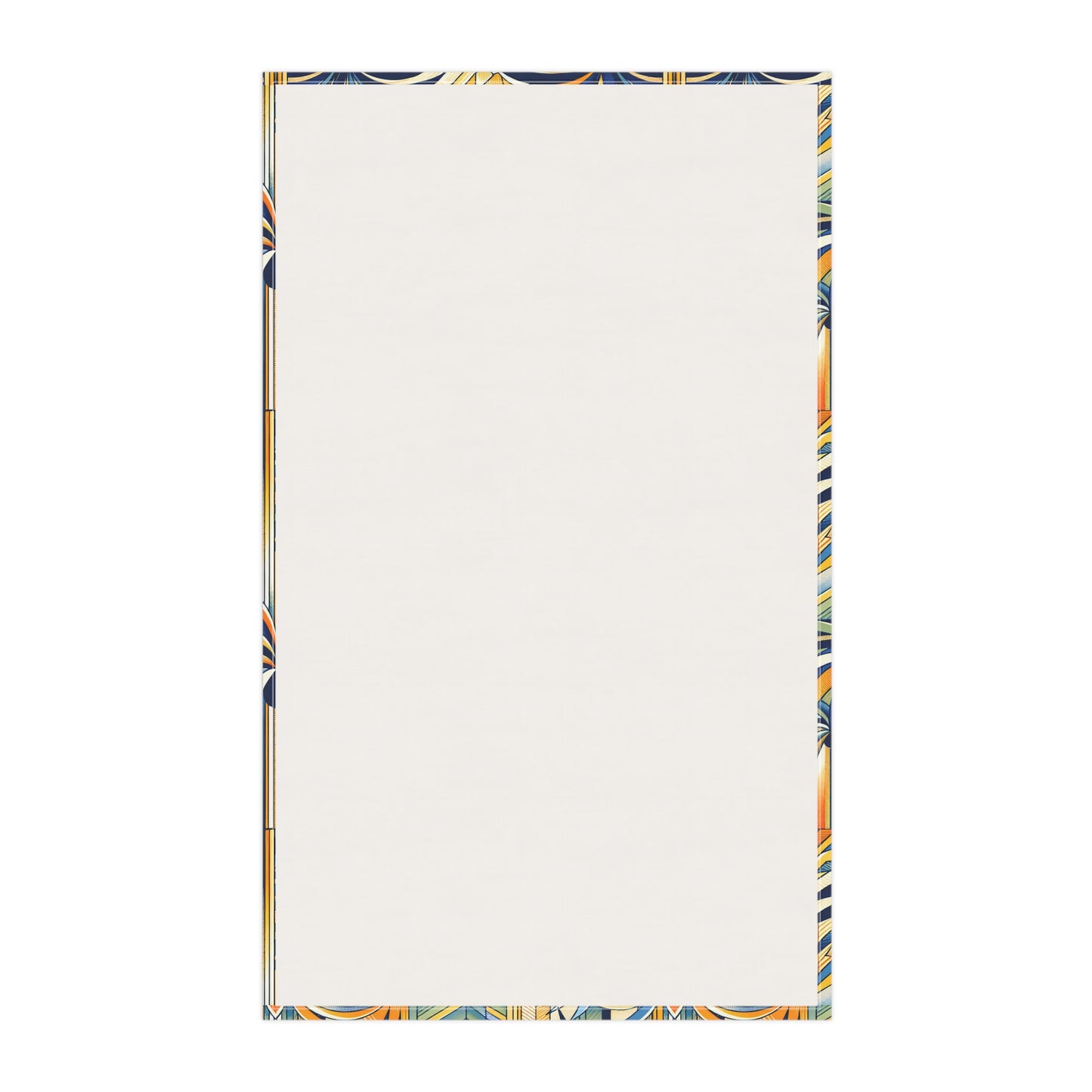 Tea Towels (cotton, poly), Stylized Blue Palms