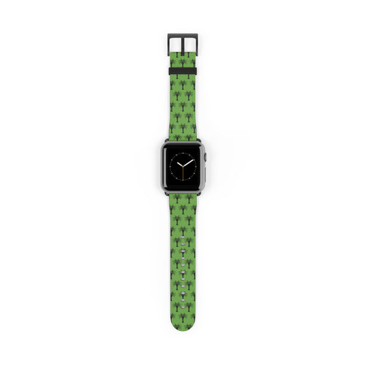 Apple Watch Band - Art Deco Palm, Repeat Green