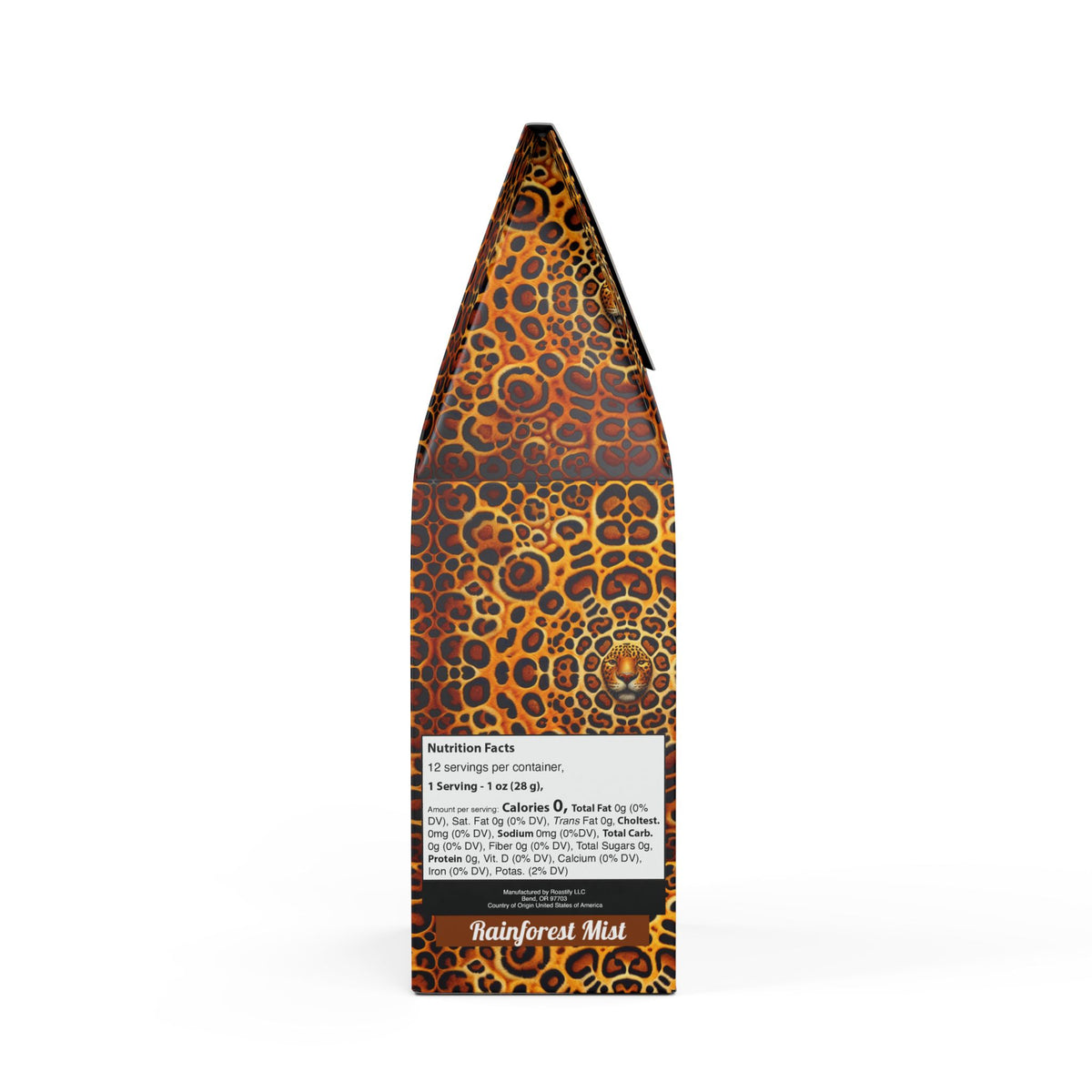 Rainforest Mist™ Single Origin DECAF (Medium Roast) Specialty Grade Coffee / Rainforest Jaguar Spots