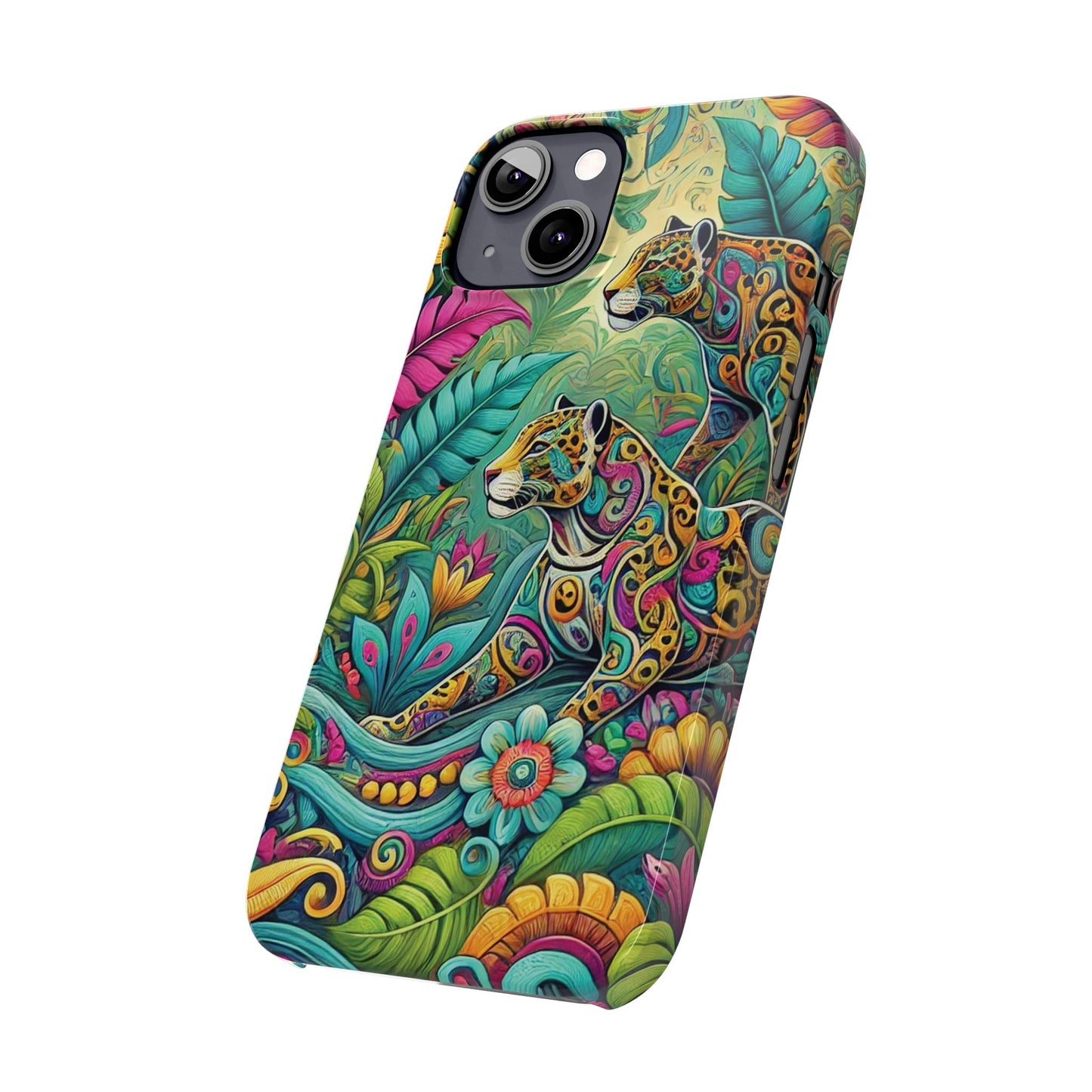 Slim Phone Cases - Jaguar Pop