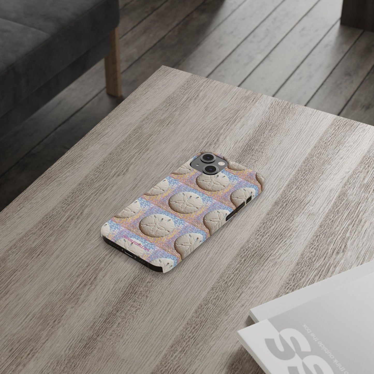 Slim Phone Cases - Disco Sand Dollar