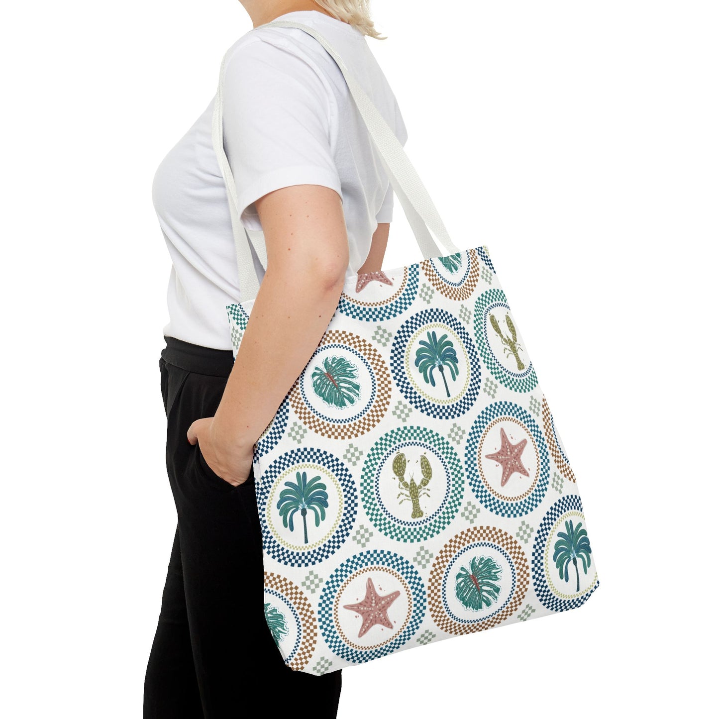 Mosaic Tropi Sealife Tote Bag - 3 Sizes