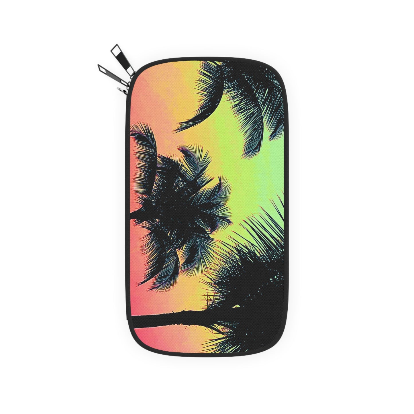 Passport Wallet – Perfect for Travelers & Adventurers / Tropical Glow, Sangria