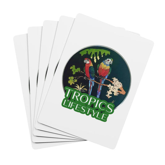 Poker-Sized Playing Cards - Two Brazilian Parrots