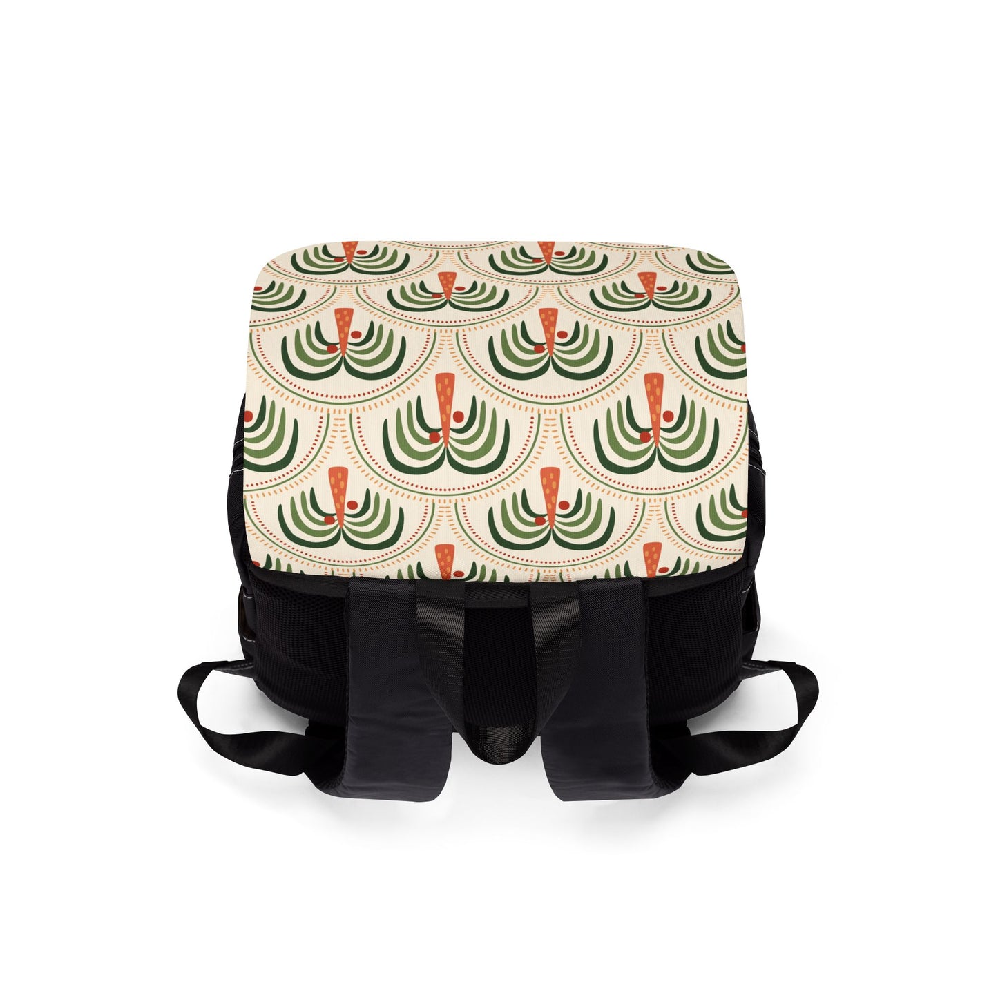 Tropical Casual Backpack - Perfect for Everyday Adventures / Stylized Mosaic Palm