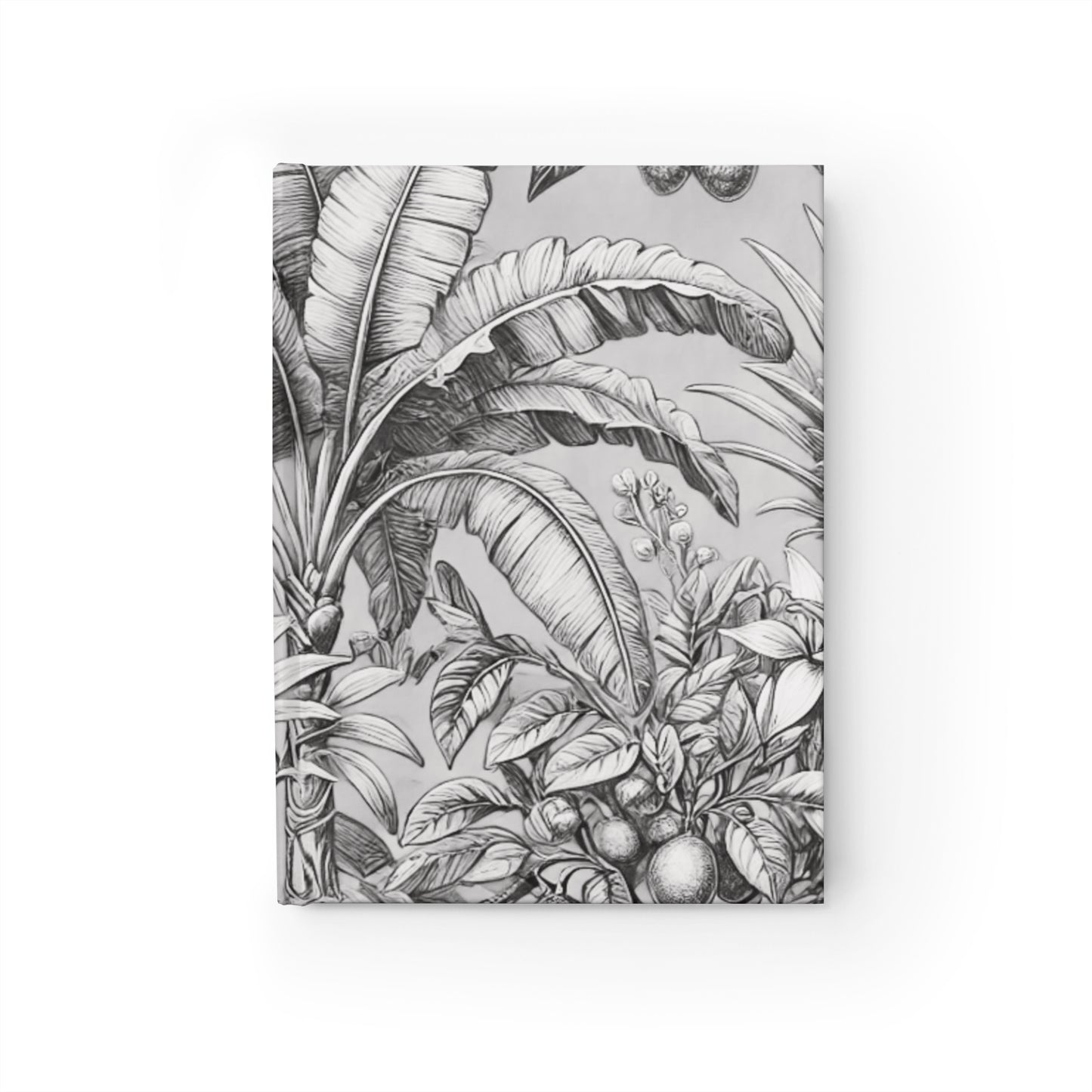 Tropical Fruit/Newspaper Journal - 5" x 7"