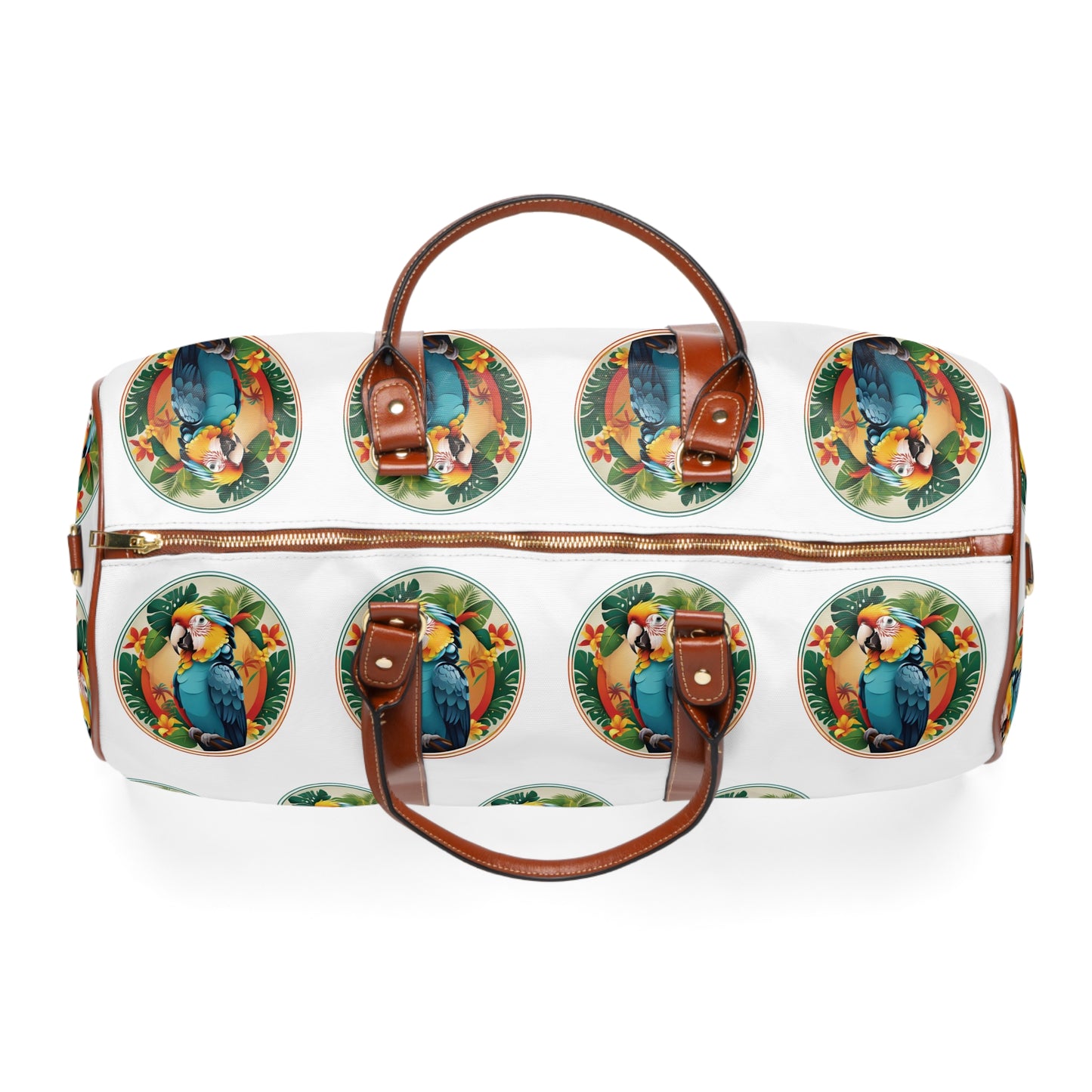 Tropical Waterproof Travel Bag - Perfect for Beach Getaways / My Pet Parrot