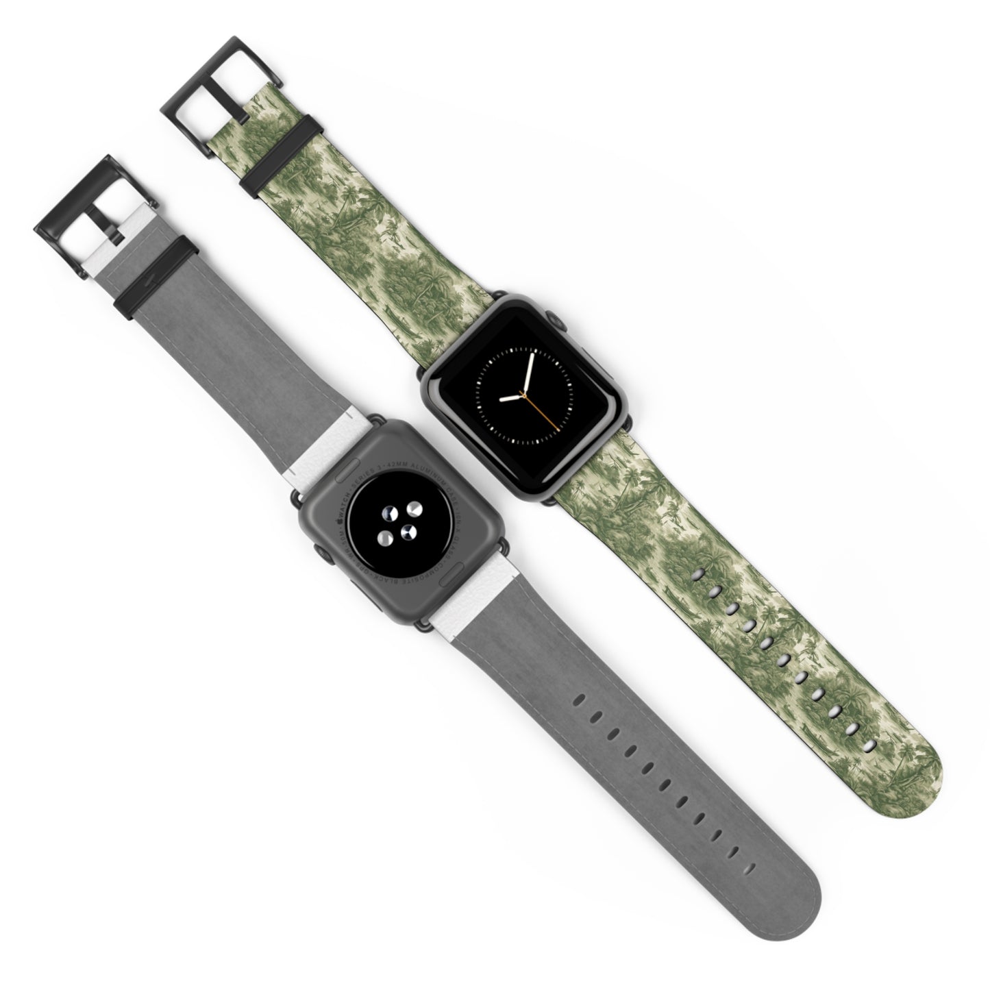 Apple Watch Band - Tropical Toile, green