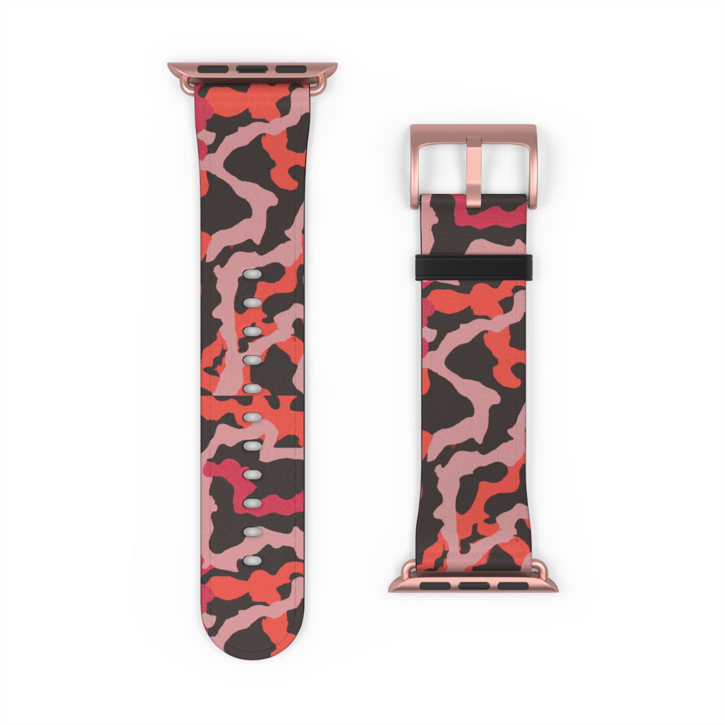 Apple Watch Band - Coral Threads, Red