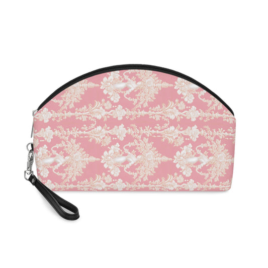 Copy of Makeup Bag - Tropical Toile, Red/Green