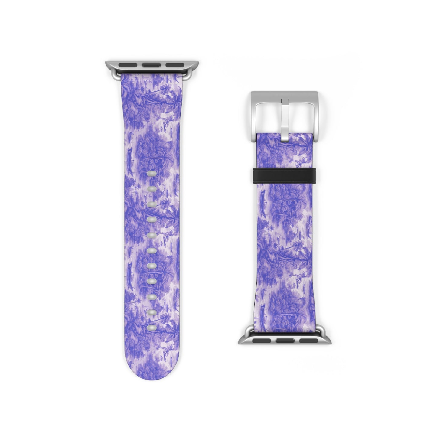 Apple Watch Band - Tropical Toile, purple