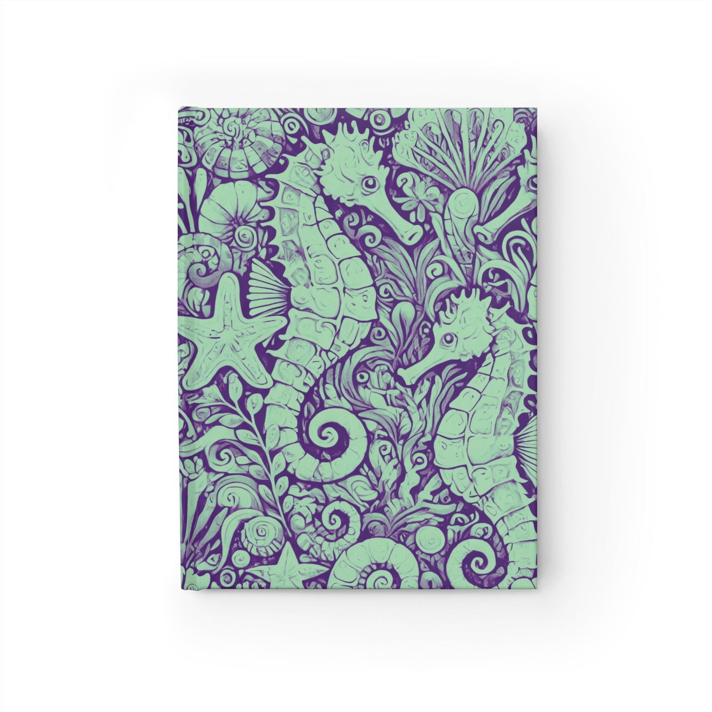 Seahorses/Minty Journal - 5" x 7"