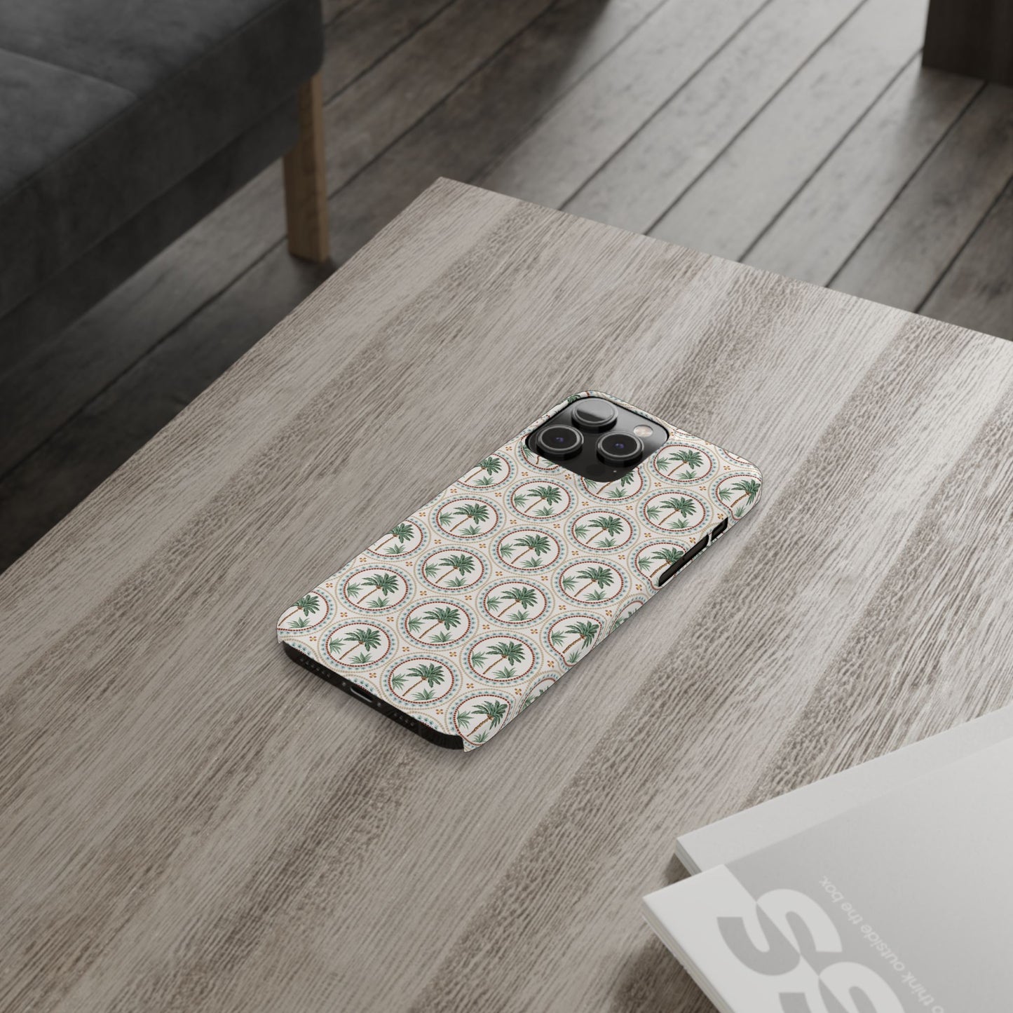 Slim Phone Cases - Mosaic Palm Tree