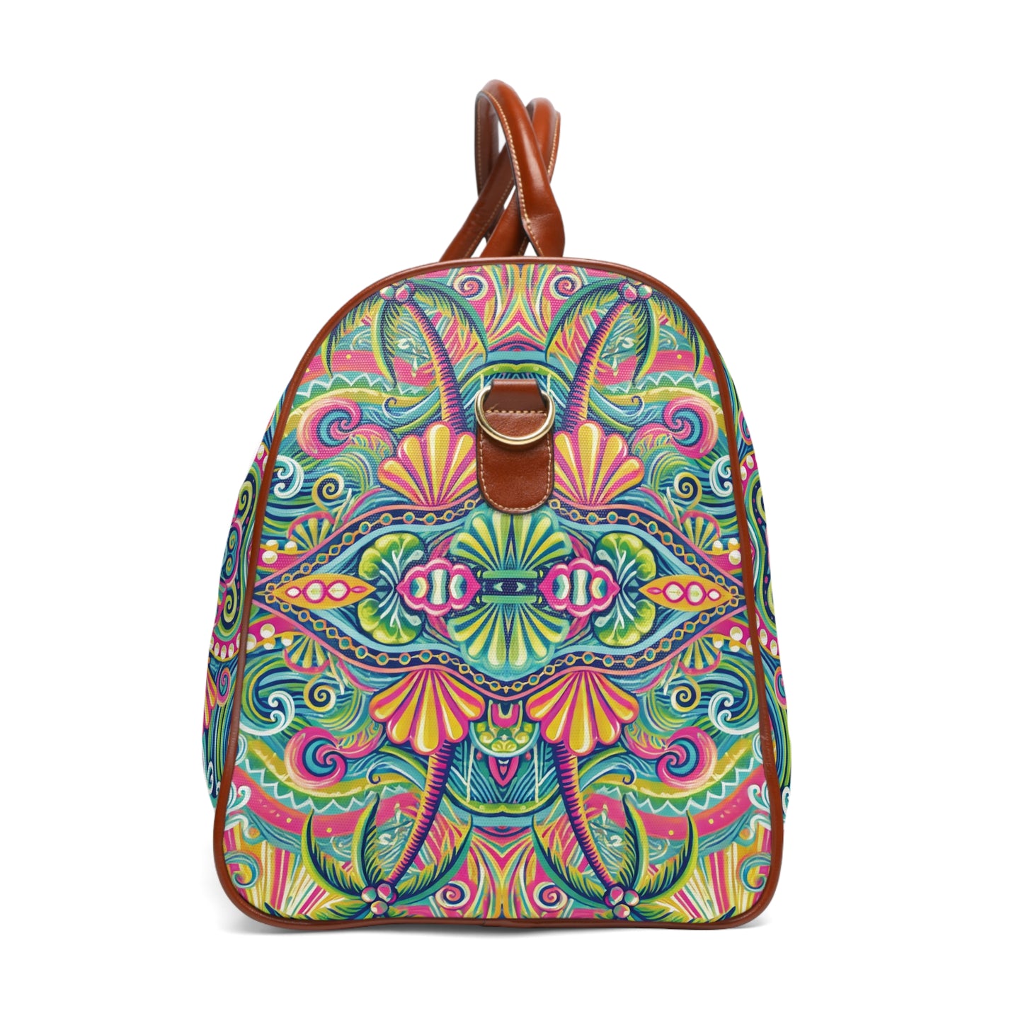 Tropical Waterproof Travel Bag - Perfect for Beach Getaways / Kaleido Bay