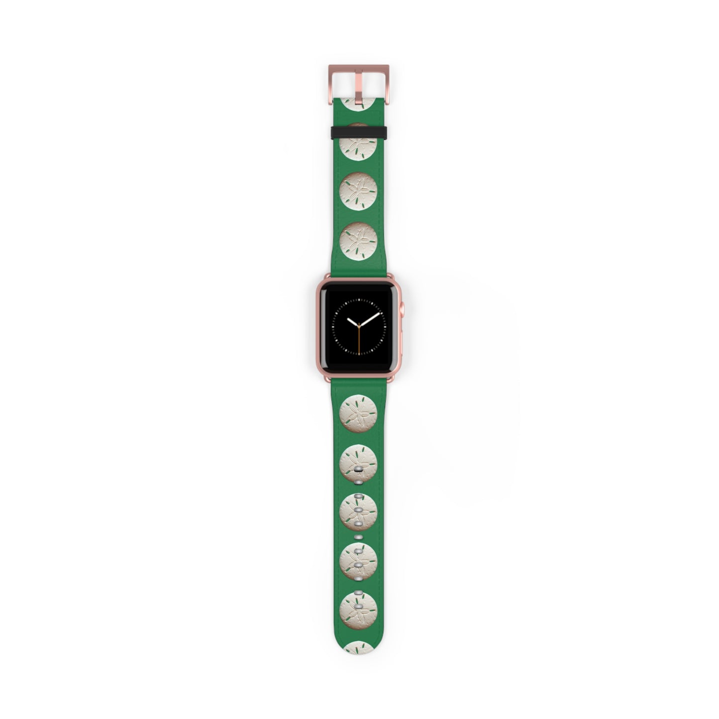 Apple Watch Band - Sand Dollar Parade, dark green