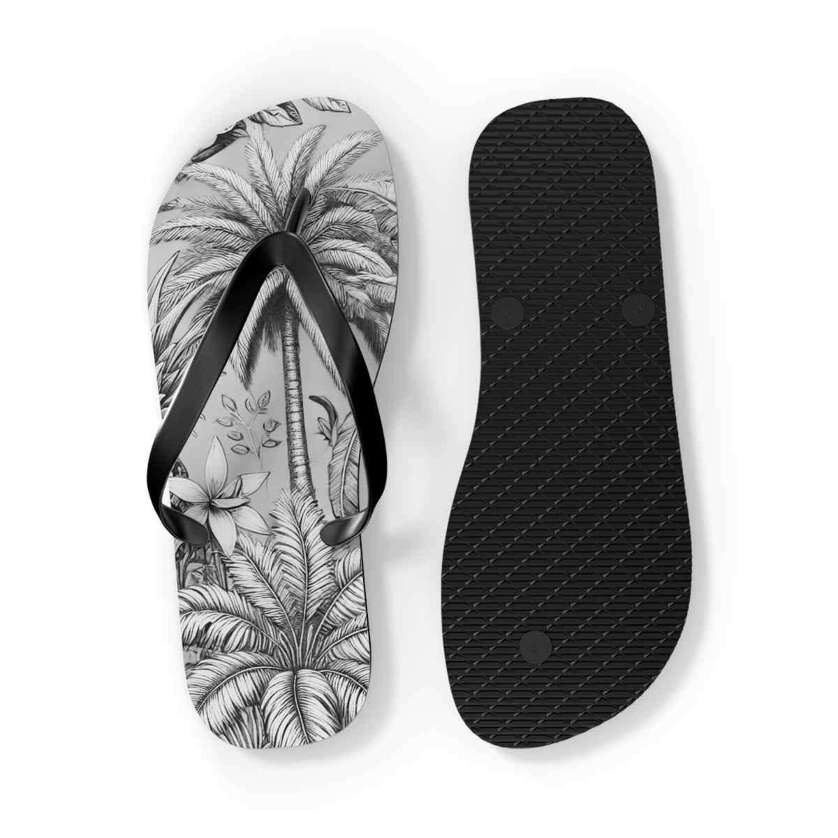 Flip Flops - Tropical Fruit, Newspaper