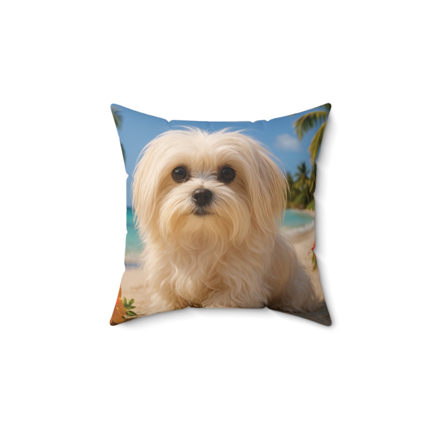 Decorative Pillow - Accent Cushion, 4 Sizes / Puppy Ariel