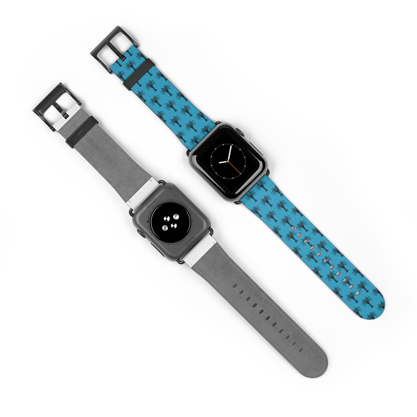 Apple Watch Band - Art Deco Palm, Repeat Turquoise