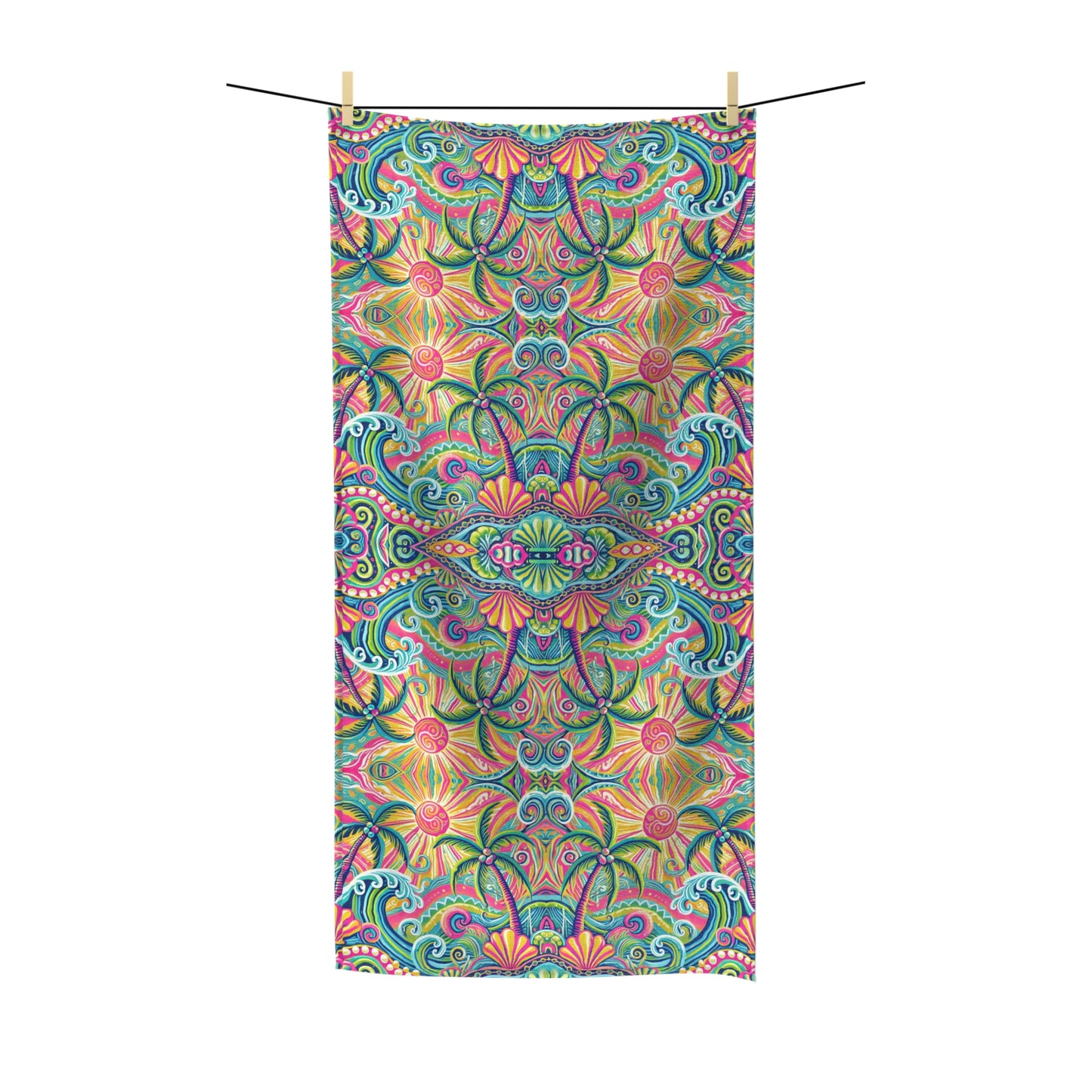 Kaleido Bay Polycotton Towel