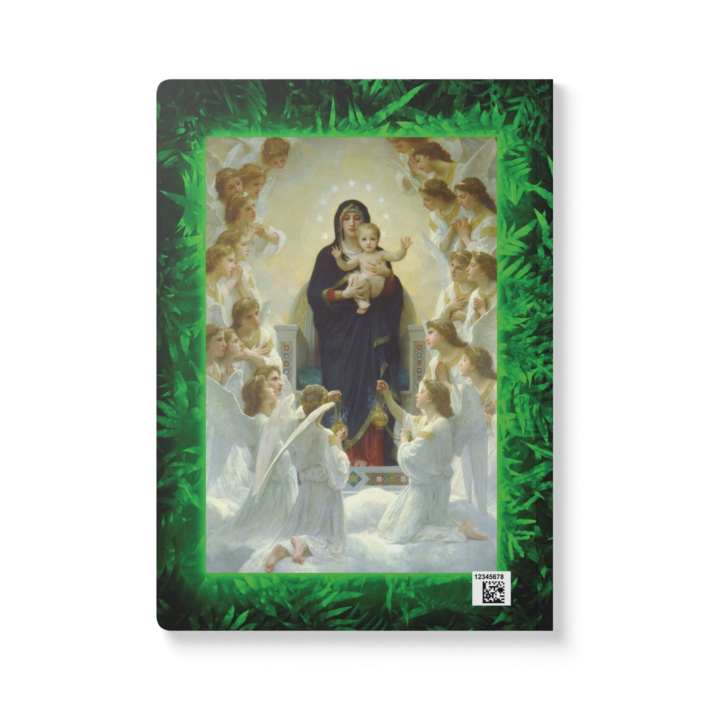 Religious Softcover Journal - Tropical Glow Our Lady With Angels