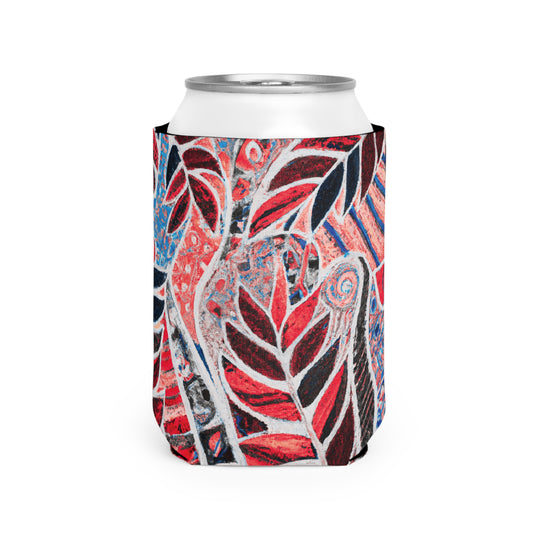 Amazon Whimsy/Red Can Cooler Sleeve - Perfect for Outdoor Picnics