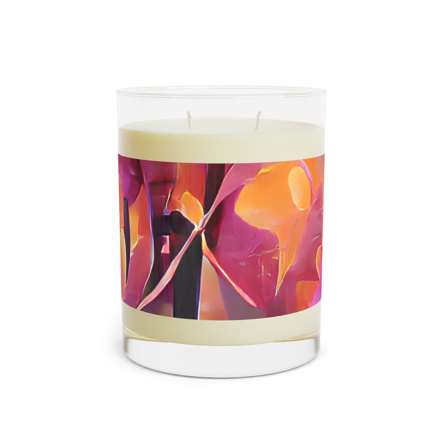 Mystic Orchids Scented Candle - 11oz Full Glass, Tropical Decor